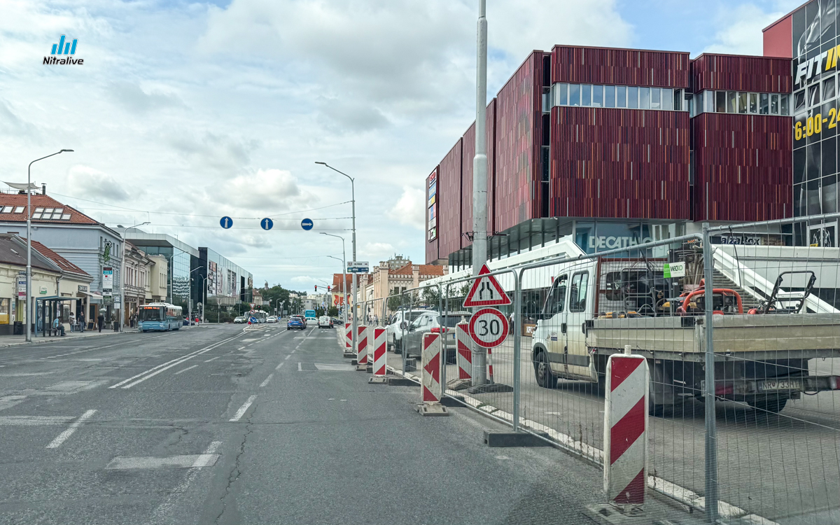 Predĺženie pešej zóny Nitra
