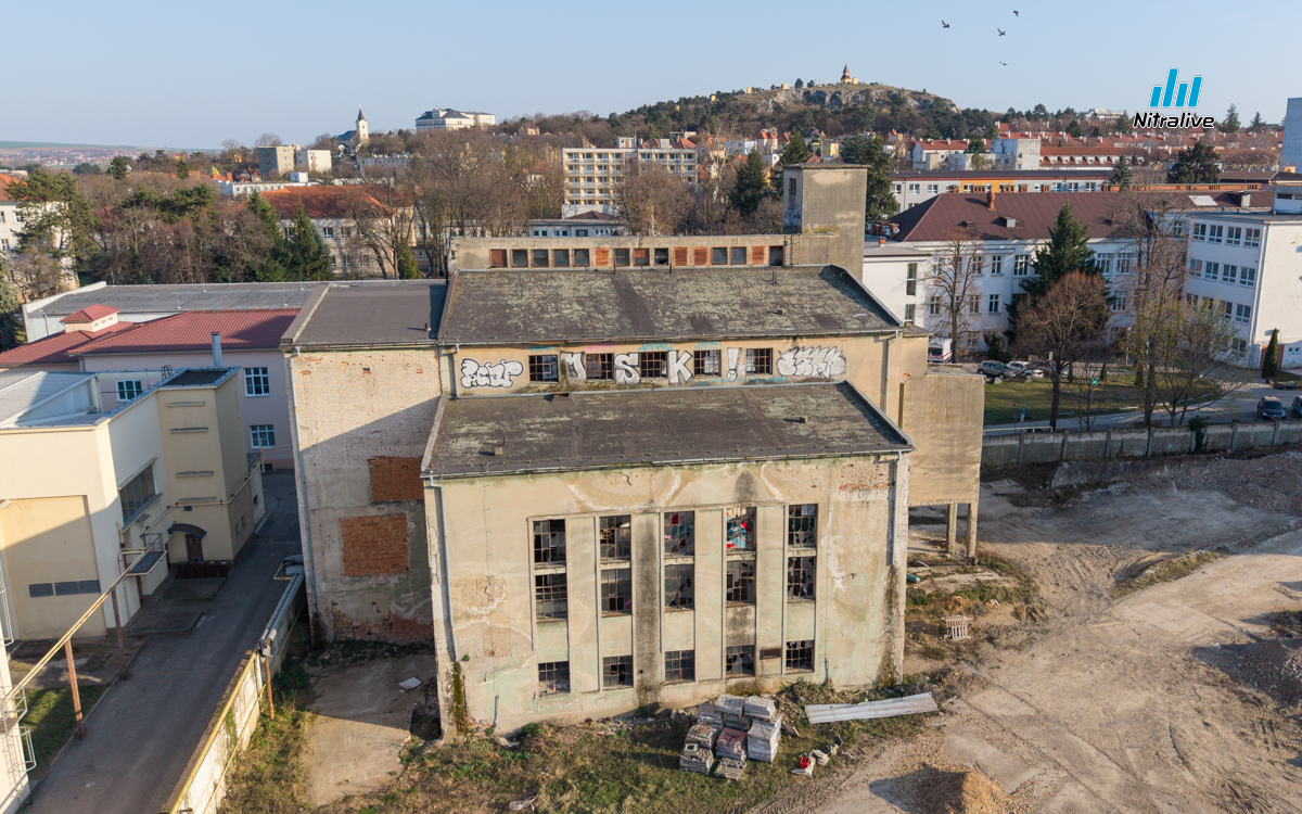 Bývalý pivovar Nitra, výstavba 2025