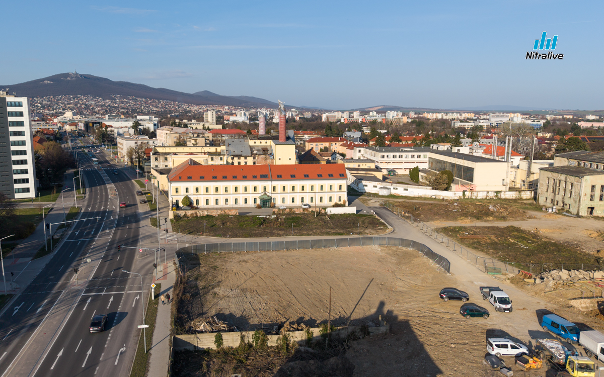 Bývalý pivovar Nitra, výstavba 2025