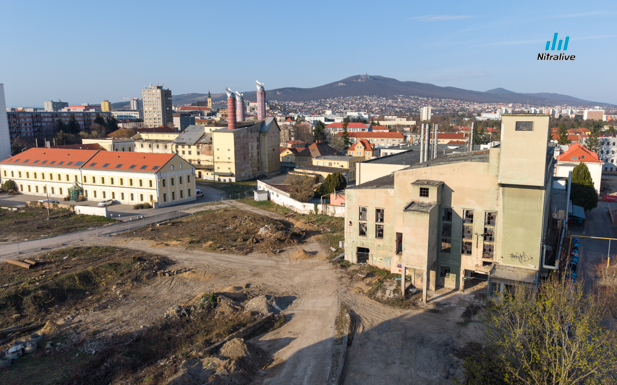 Bývalý pivovar Nitra, výstavba 2025