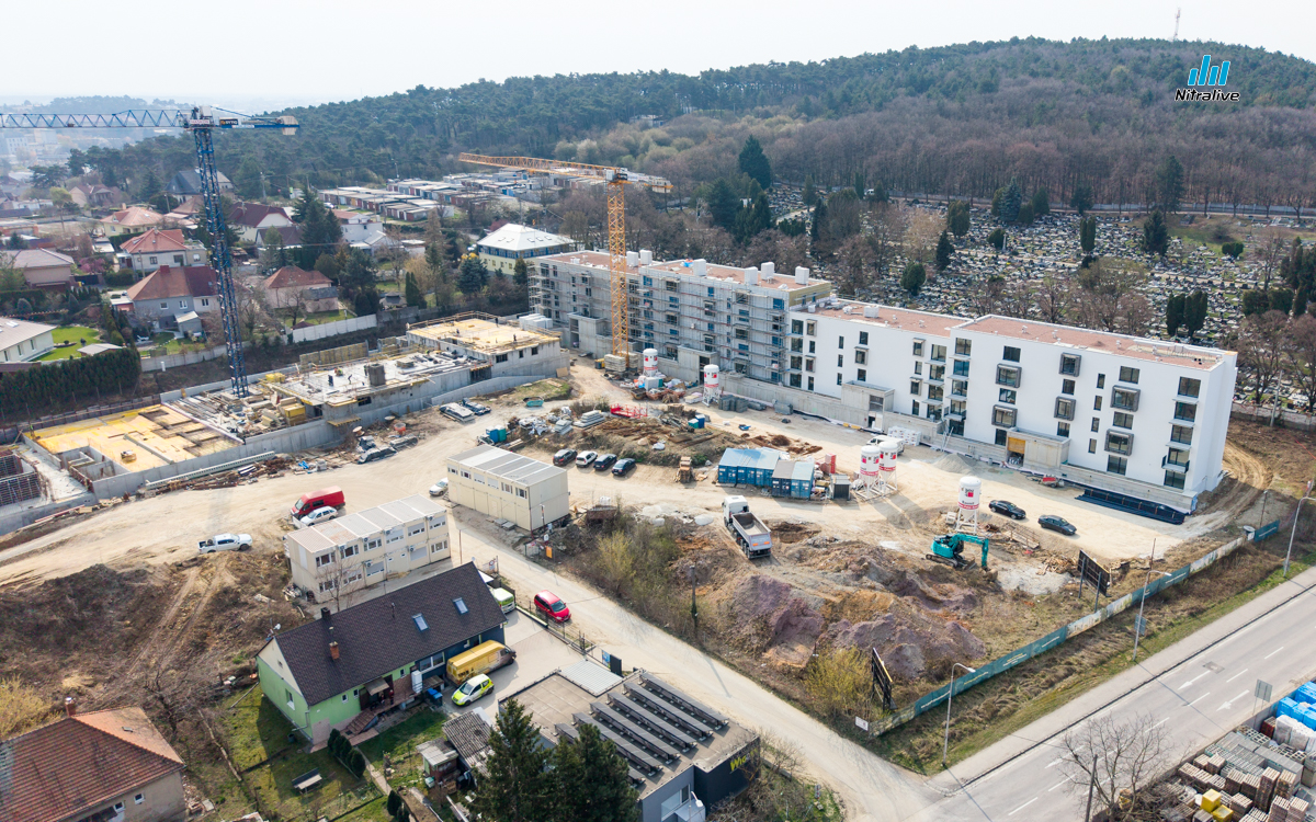 Výstavba v Nitre, marec 2026
