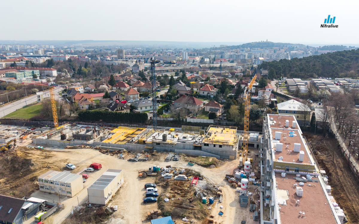 Výstavba v Nitre, marec 2026