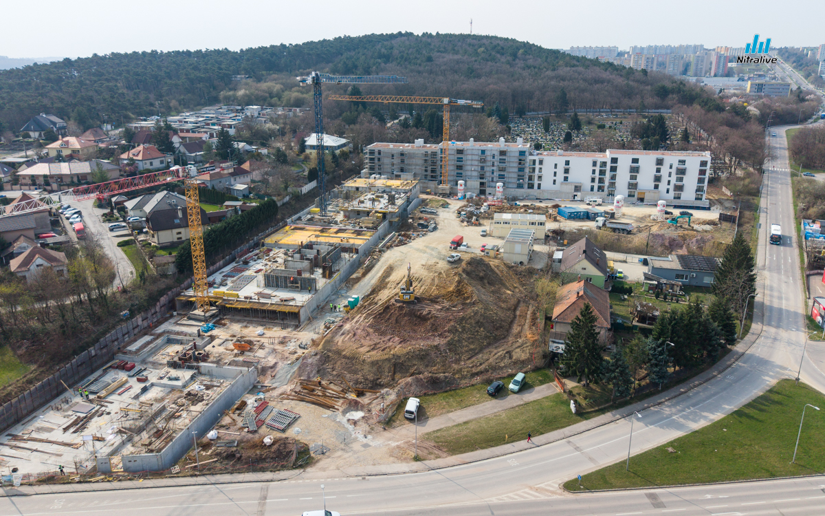 Výstavba v Nitre, marec 2026