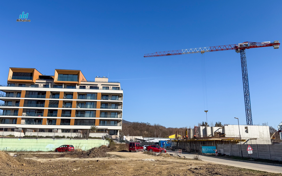 Výstavba v Nitre, marec 2026