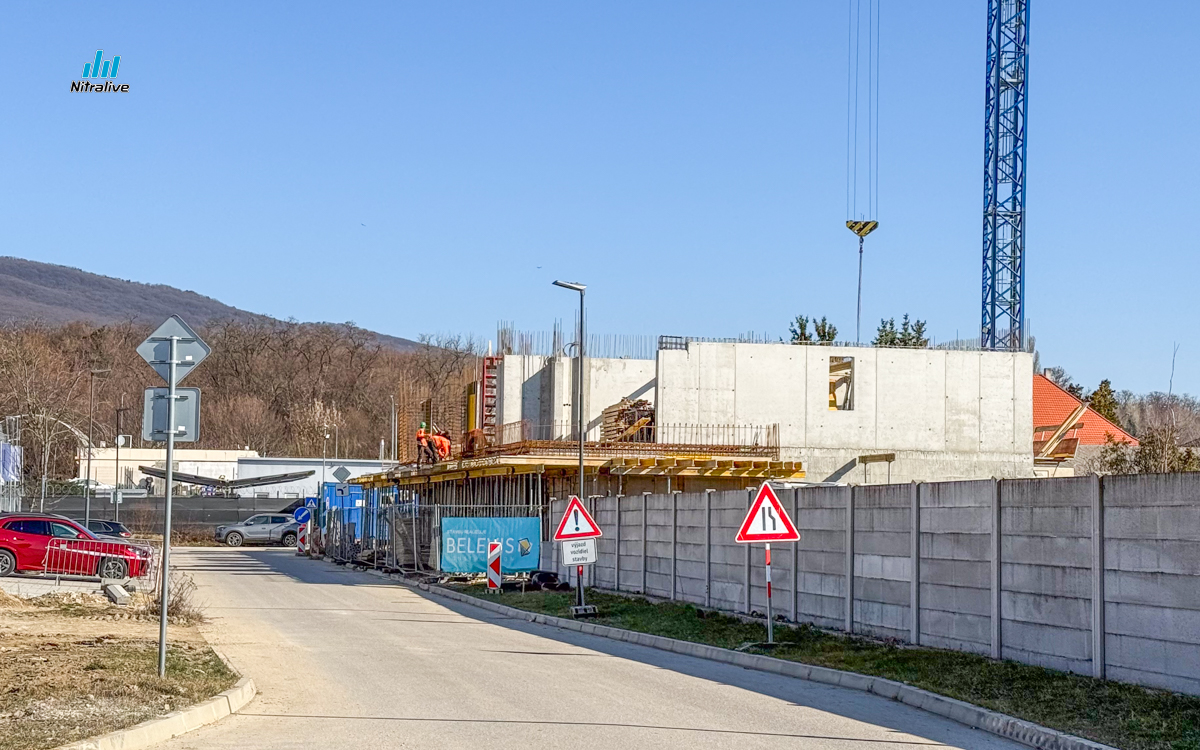 Výstavba v Nitre, marec 2026