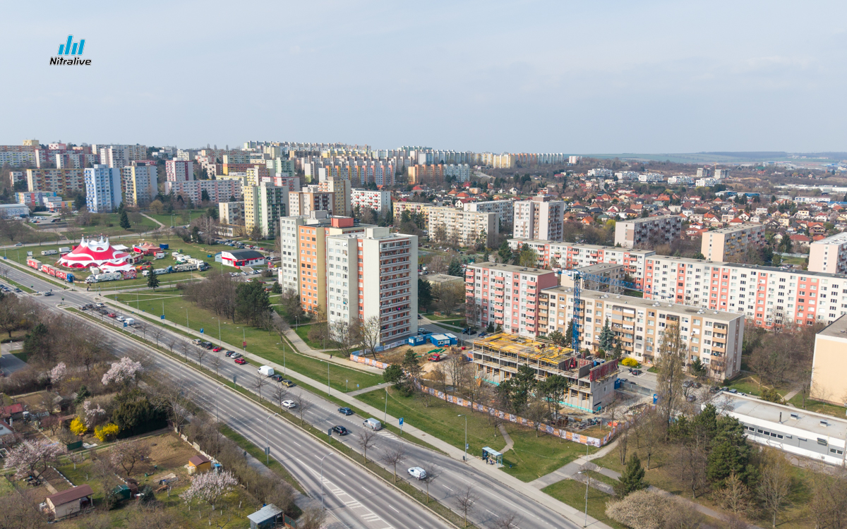 Výstavba v Nitre, marec 2026