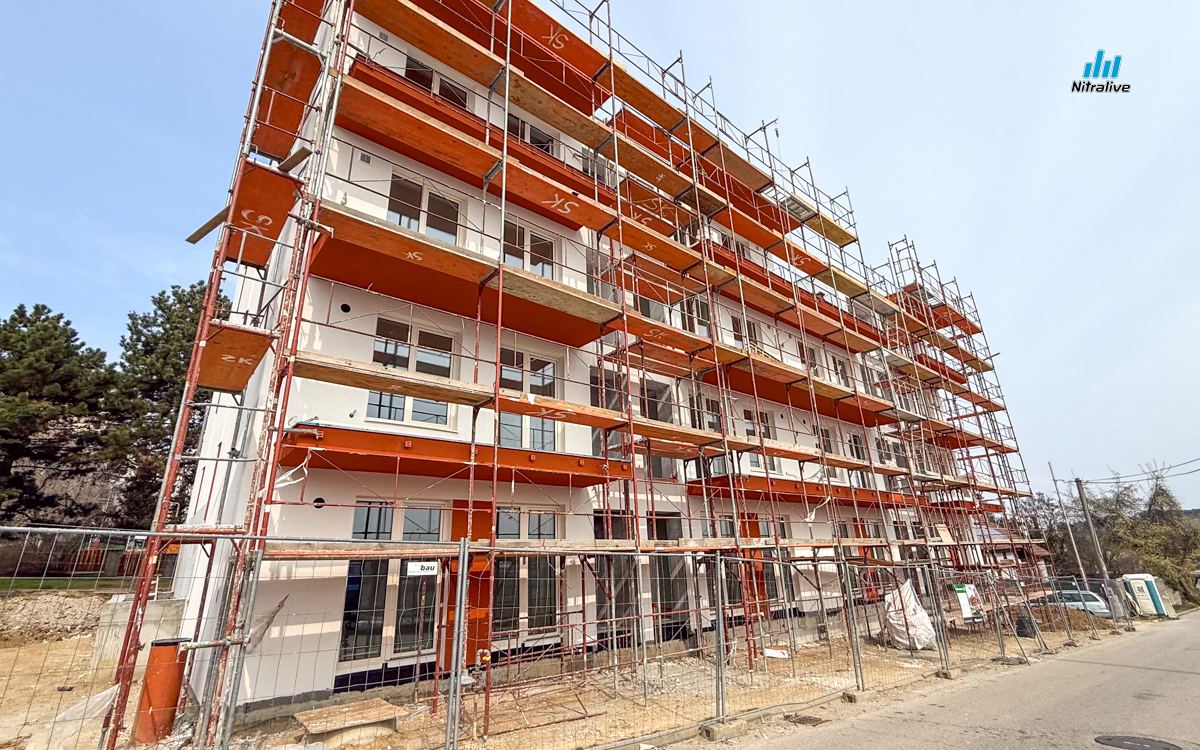 Výstavba v Nitre, marec 2026