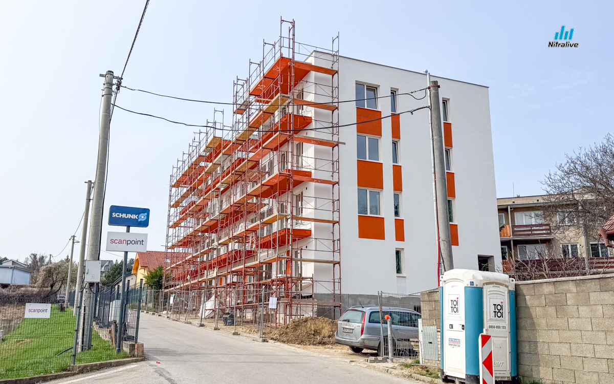 Výstavba v Nitre, marec 2026