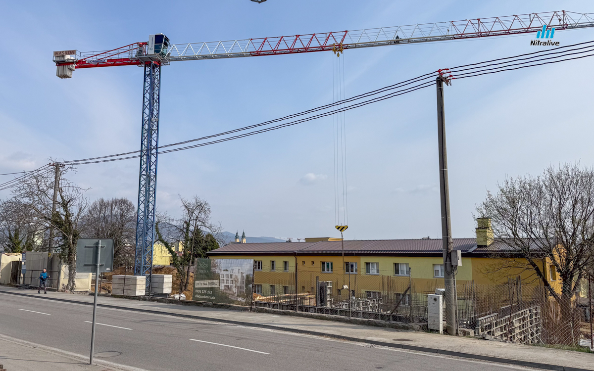Výstavba v Nitre, marec 2026