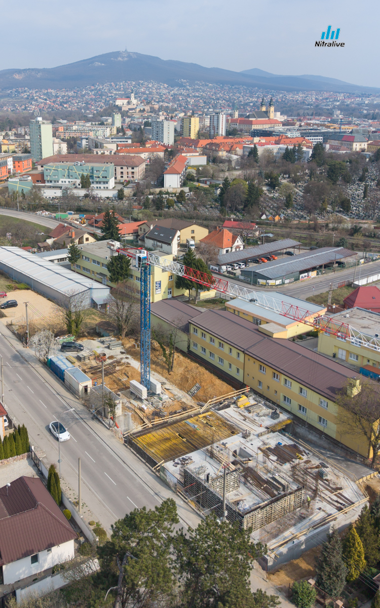 Výstavba v Nitre, marec 2026