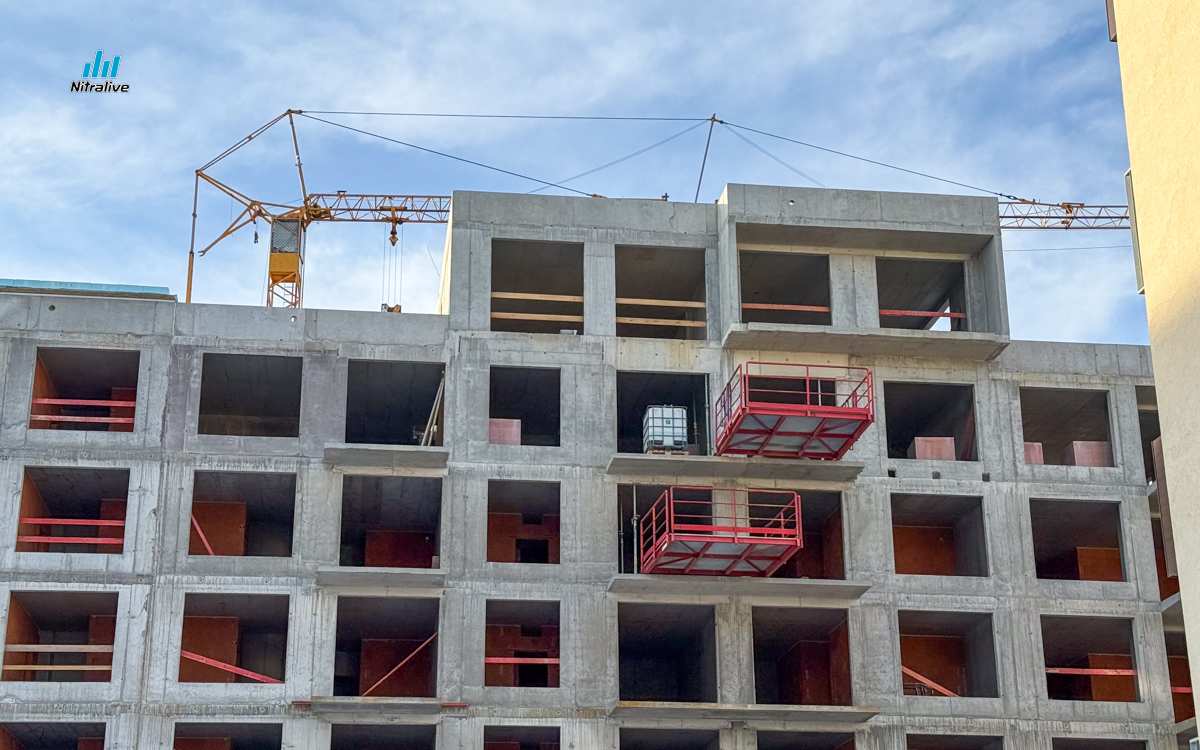 Výstavba v Nitre, marec 2026