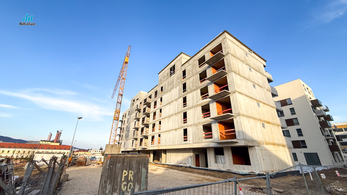 Výstavba v Nitre, marec 2026