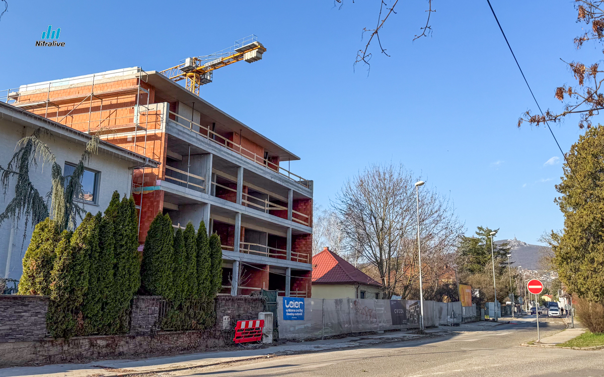 Výstavba v Nitre, marec 2026