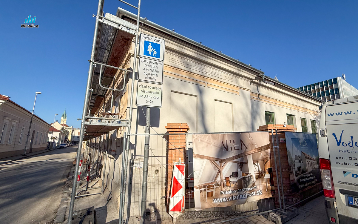 Výstavba v Nitre, marec 2026