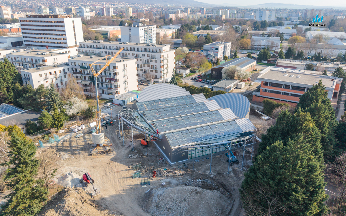 BIODOM SPU Nitra, výstavba marec 2026
