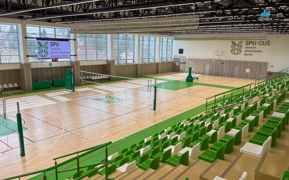 Hala SPU Nitra po rekonštrukcii