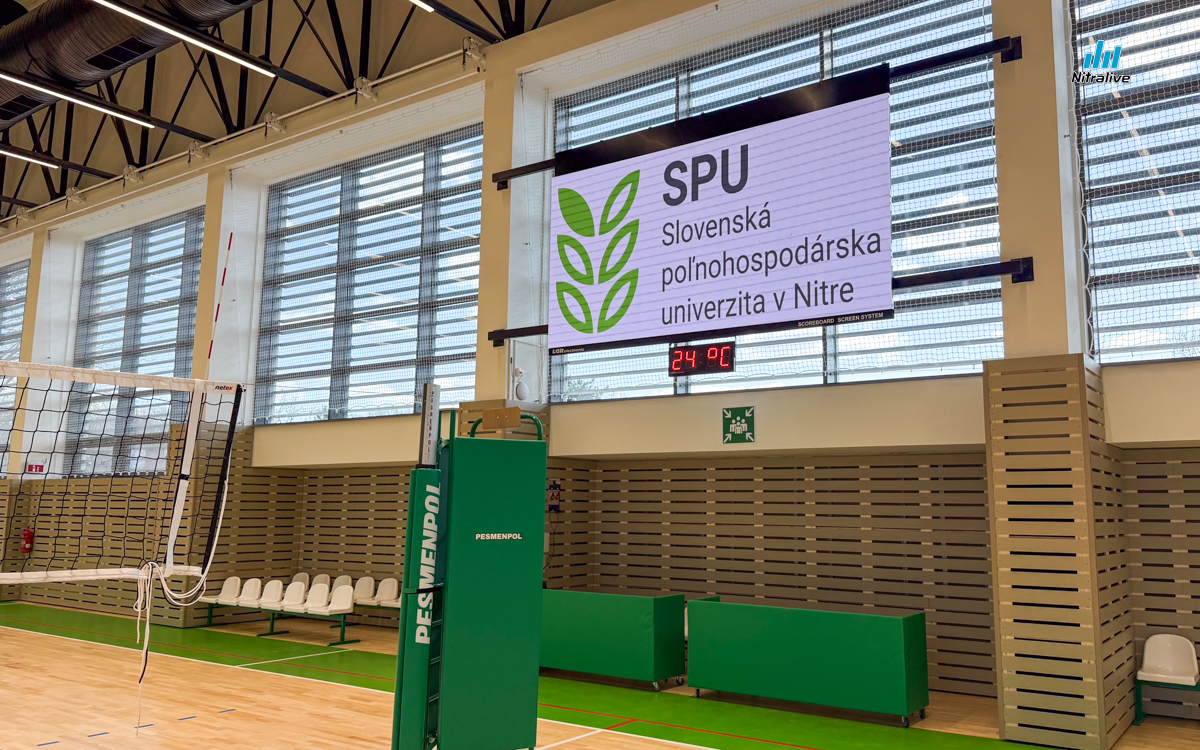 Hala SPU Nitra po rekonštrukcii