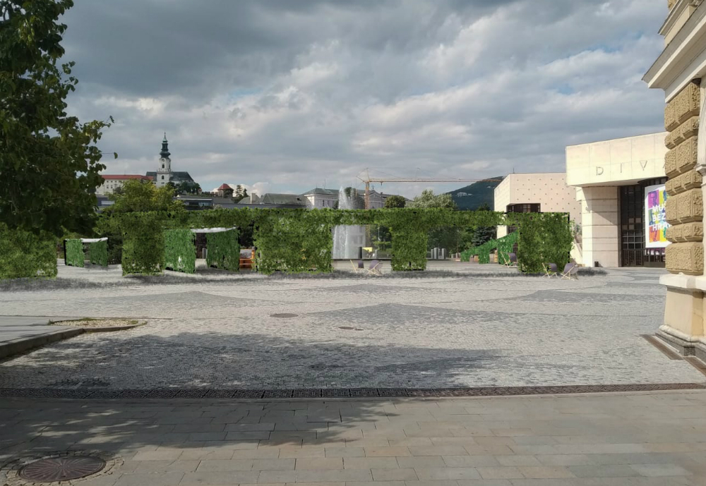 Na Svätoplukovom námestí bude nové sedenie, moduly sú vo výstavbe
