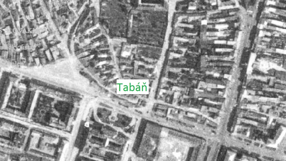 Tabáň Nitra - historická foto