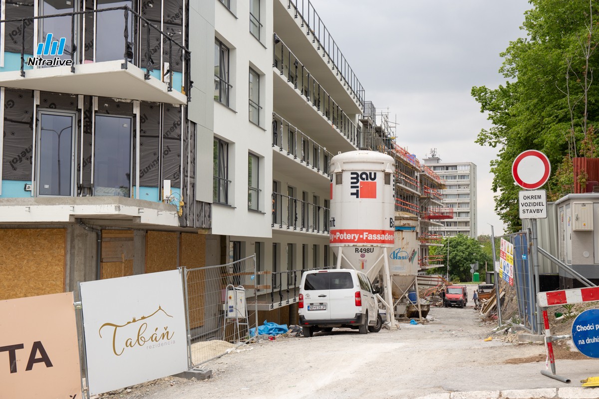 Výstavba v Nitre apríl 2020