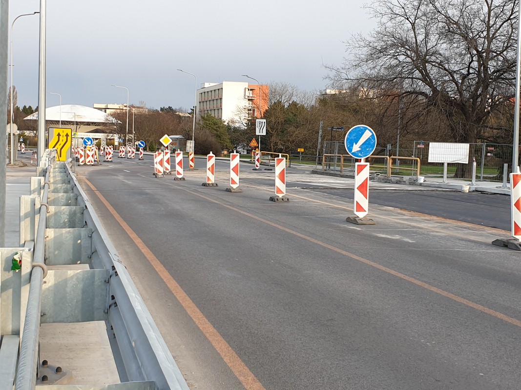 Rekonštrukcia I/64 Univerzitný most Nitra, 23. marec 2020