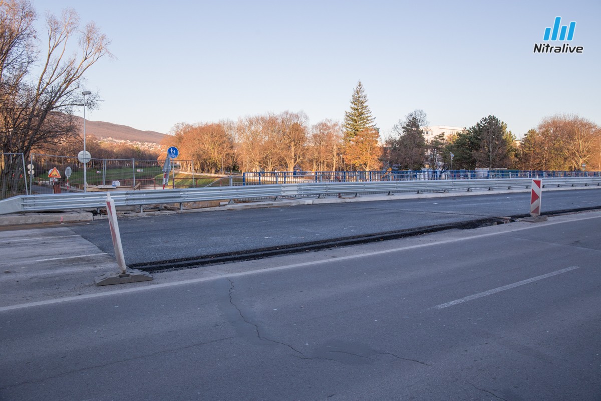 Univerzitný most rekonštrukcia november 2019