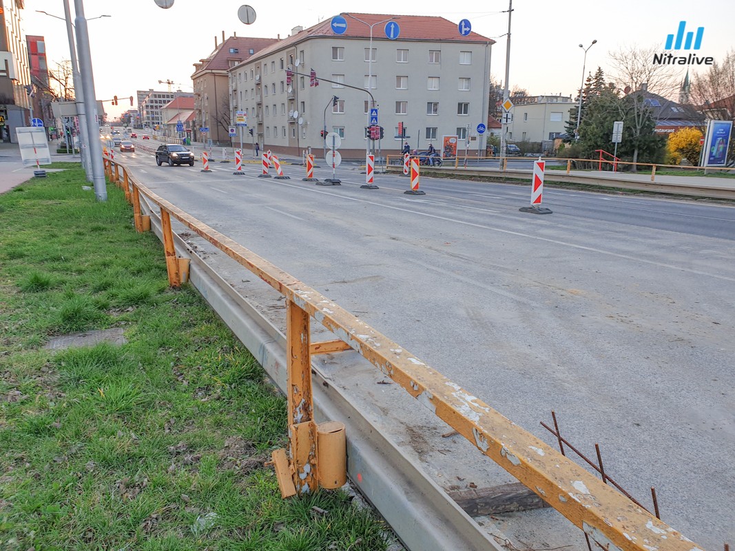 Frézovanie I/64 Univerzitný most Nitra, 20. marec 2020